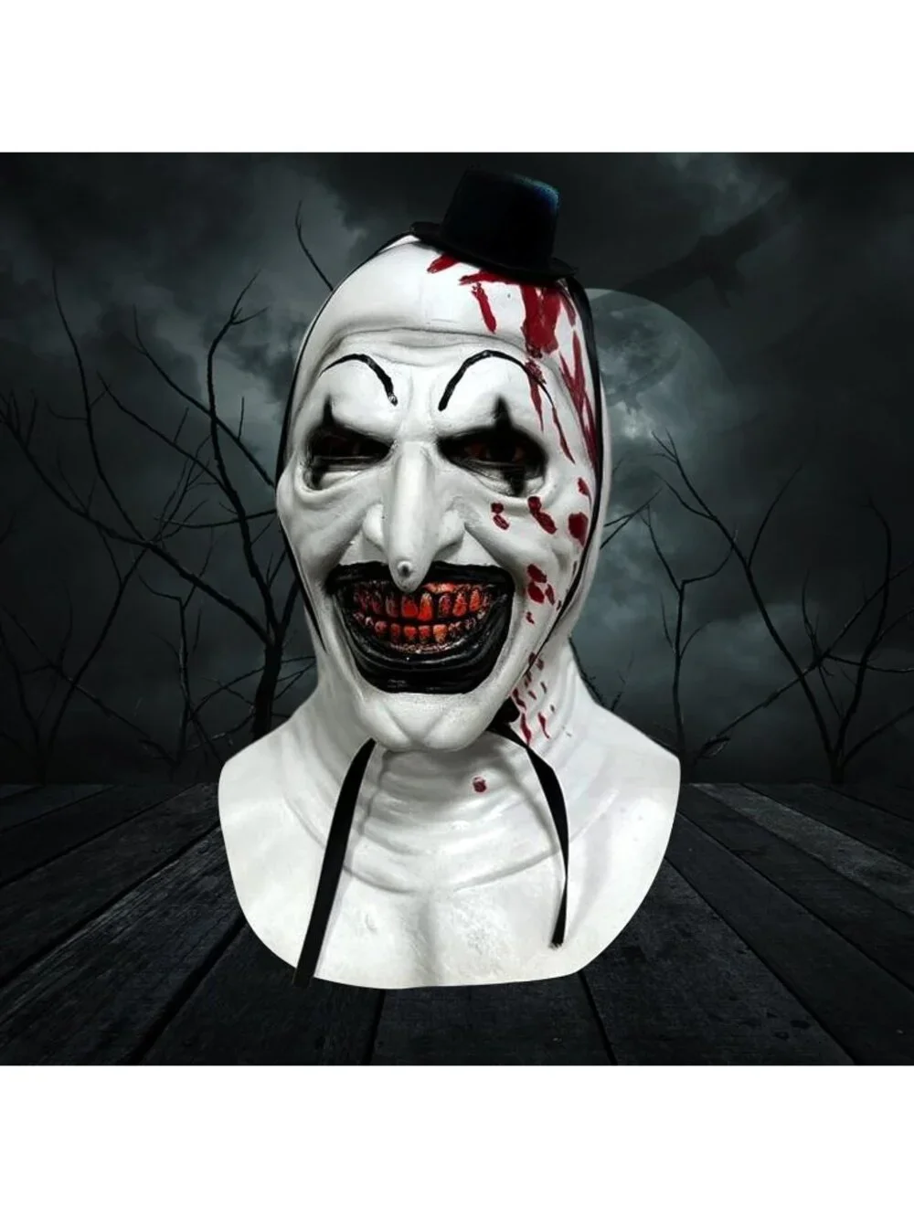 Adult Halloween Latex Scary Killer Clown Joker Full Head Clown Mask